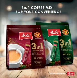 Melitta® 3 in 1 Coffee Mix Regular & Strong 30 x 20g  // Melitta Europa GmbH & Co KG - Division Coffee