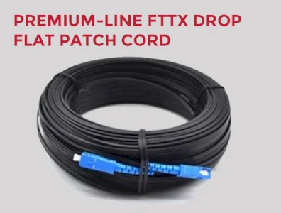 FTTX Drop Flat Patch Cord // Premium-Line Systems GmbH 