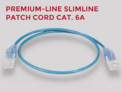 Slim Type Category 6A Patch Cord // Premium-Line Systems GmbH 