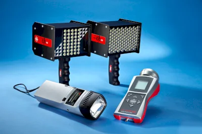 Portable and stationary stroboscopes from RHEINTACHO // Maschinenfabrik Mönninghoff GmbH & Co. KG