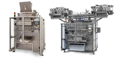 AN650/1000 VFFS multilane machine to fill products in stick packs // Peter Binder GmbH