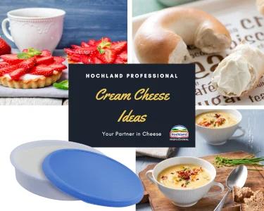 Cream Cheese in Tubs or Buckets // Hochland Deutschland GmbH