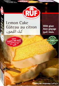 Lemon Cake with glaze // RUF Lebensmittelwerk KG