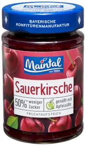 Fruit spreads less sugar + alternative sweetener // Maintal Konfitüren GmbH 