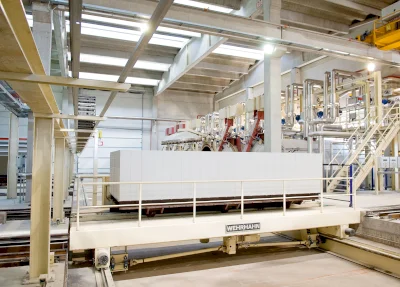 Wehrhahn advanced production plants for the production of autoclaved aerated concrete (AAC) // Wehrhahn