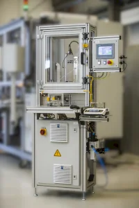 Electrolyte filling machine pouch with vacuum chamber // Federal Ministry for Economic Affairs and Climate Action