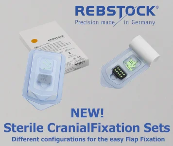 Sterile Cranial Flap Fixation Sets // Rebstock Instruments GmbH