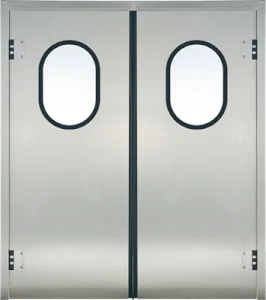 Grothaus GP400 stainless steel swing door // Grothaus Traffic Doors