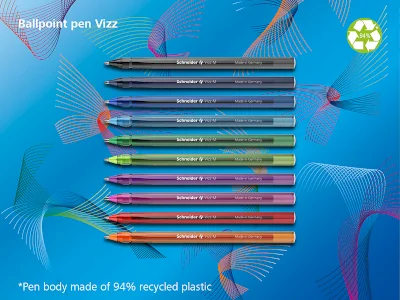 Ballpoint pen Vizz with innovative Gelco® technology // Schneider Schreibgeräte GmbH