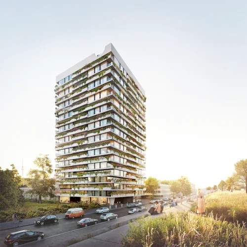 pionier - High-rise apartment living with social solidarity © zanderroth gmbh