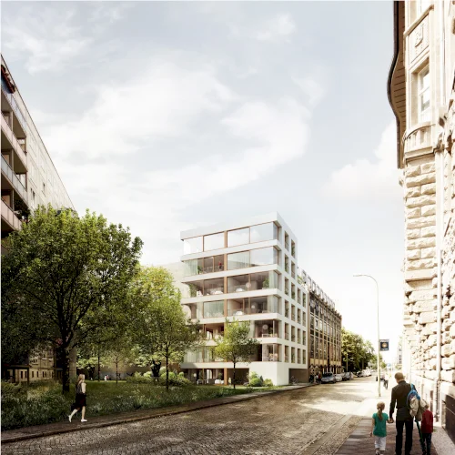 m17 - New development of a residential building, Berlin © zanderroth gmbh