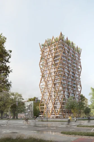 Living Quarter - sustainable flagship project, Nuremberg
Visualization: Ponnie-Images