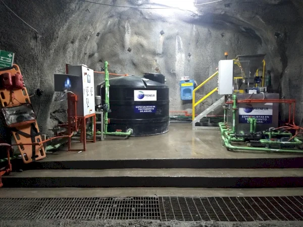 Mine water automation Hochschild Peru