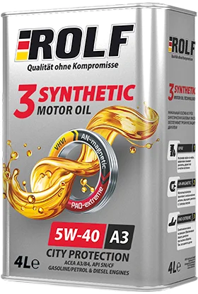 ROLF 3-SYNTHETIC 5W-40 // ROLF Lubricants GmbH