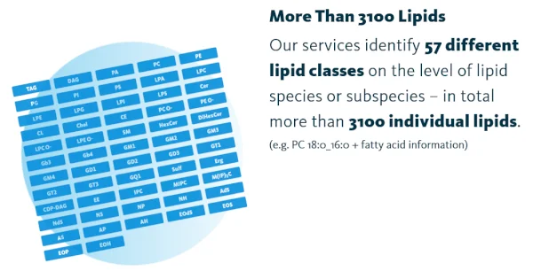 Lipotype Shotgun Lipidomics covers more than 3100 lipids. // Lipotype GmbH