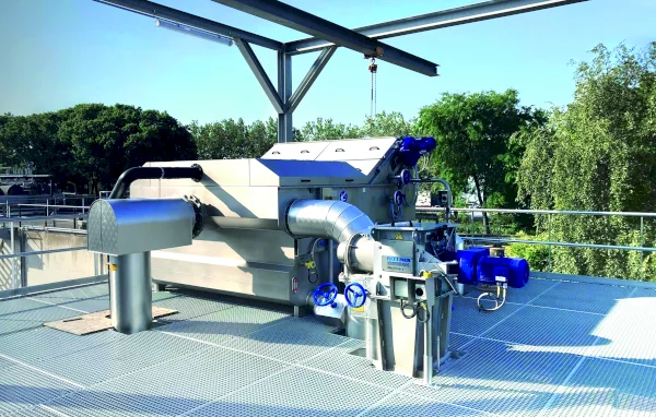Bellmer TurboScreen for filtration sewage plant feed