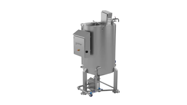 GLT 
Storage tank for brine,
mariands and sauces
incl. stirrer // Günther Maschinenbau GmbH