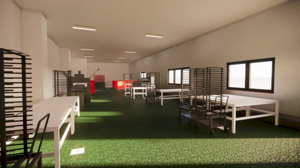 visualisation of a new meat processing plant