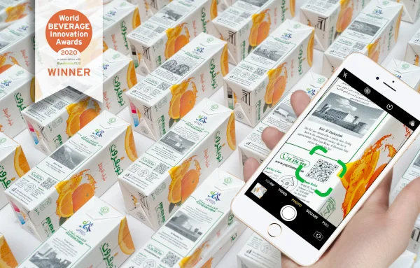 Oman’s leading juice brand Topfruit with Smart Packaging