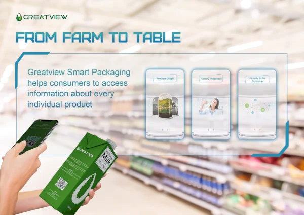 Greatview Smart Packaging offers the possibility of product traceability