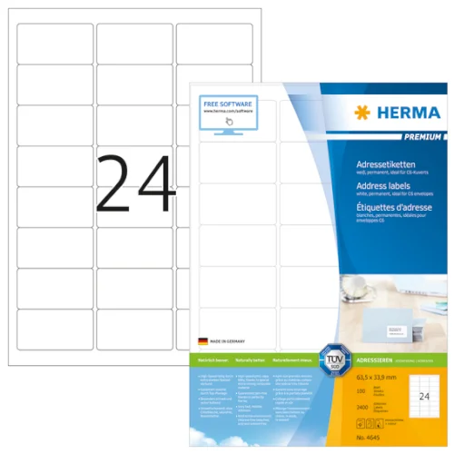 HERMA PREMIUM, A4 size labels // HERMA GmbH