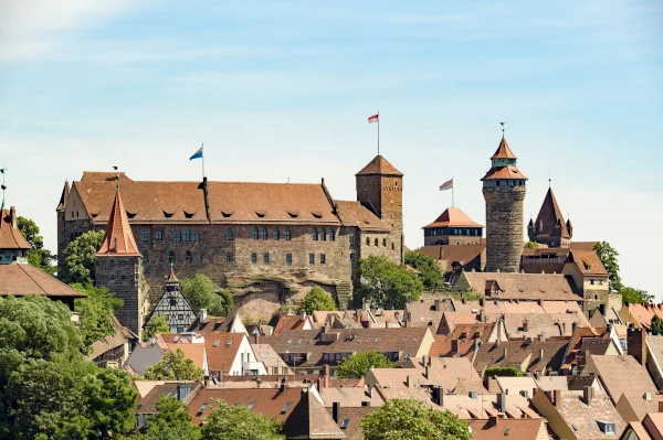 Imperial Castle and historic old town, Nuremberg