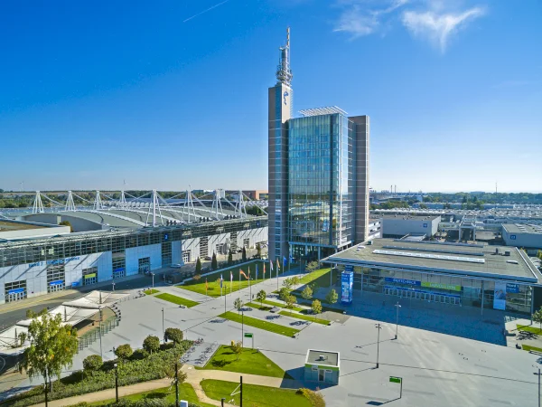 Hannover's exhibition center is one of the biggest of the world.