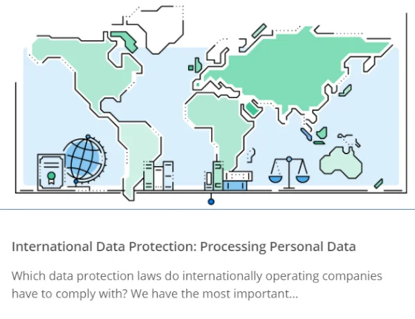 Our Blog: "International Data Protection: Processing Personal Data"