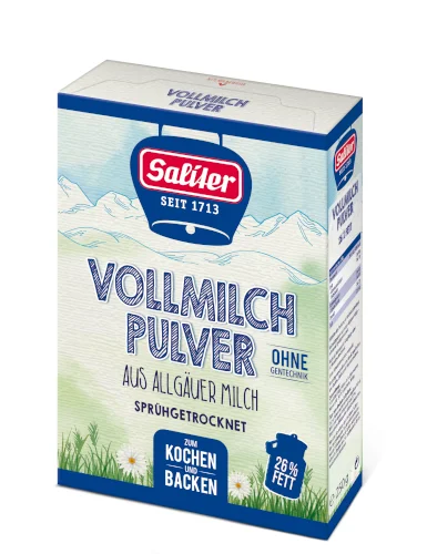 250g milk powder - for domestic use
(Whole milk powder) // J.M. Gabler-Saliter Milchwerk GmbH & Co. KG