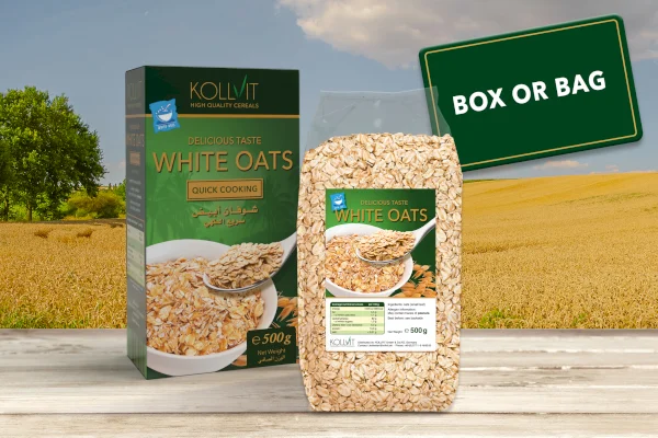 New Oats (Air Tight) Packaging 500g Box.