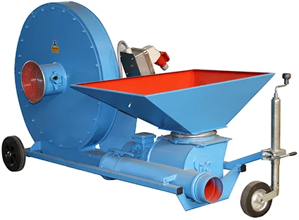 HIMEL grain blower KM-Z with funnel // HIMEL Maschinen GmbH & Co. KG
