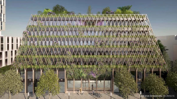 green office building, Munich