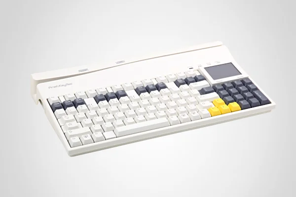 Greywhite color of housing is another feature of the MCI 111 A keyboard // PrehKeyTec GmbH