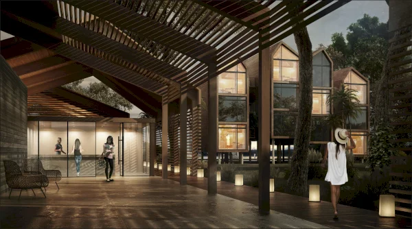 Enaí: Boutique Hotel nestled in the dense Amazonian Jungle of the Tambopata Reserve in Peru.  // JASPER ARCHITECTS