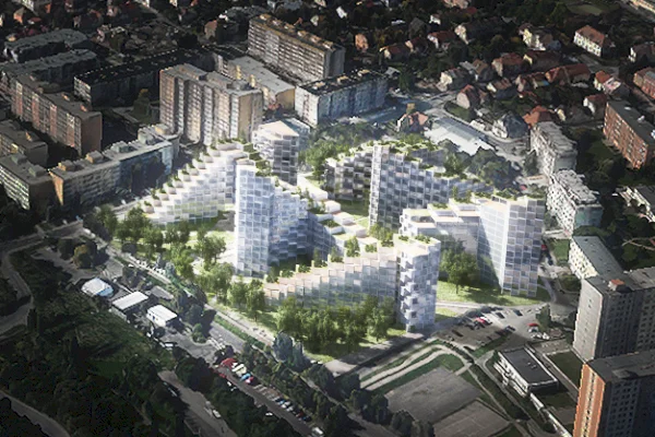 Na Jarove, Prague: Conversion of a commercial lot into housing quartier. // JASPER ARCHITECTS