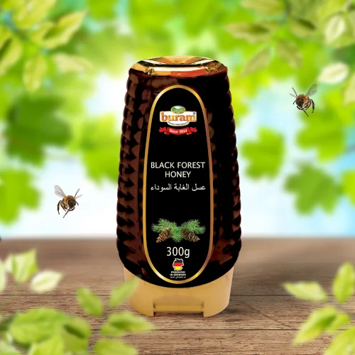 Black Forest Honey 300g squeezable bottle // Buram Honey Germany