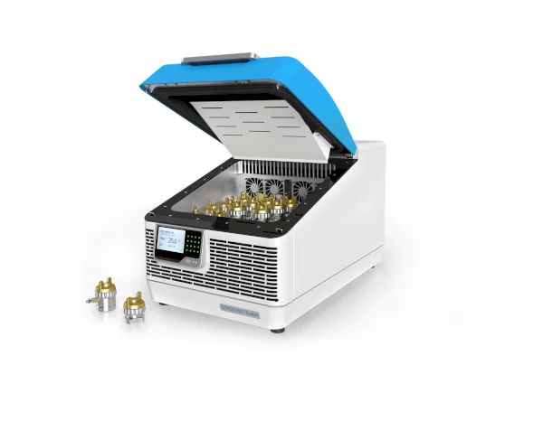 PAT-Tester-i-16 fully equipped with 3-electrode PAT-Cells. // EL-CELL GmbH