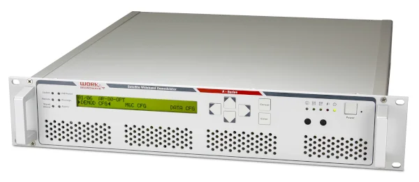 AR-80-OPT receiver supports the processing of optical direct-to-Earth links. // WORK Microwave
