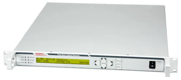 FSOD1, a fiber-coupled optical detector, ideal for reception of optical free space communication. // WORK Microwave