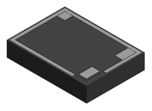 High sensitivity silicon PIN photodiode. Suitable for visible and near ir radiation. Typ. 960 nm. // Chips 4 Light 